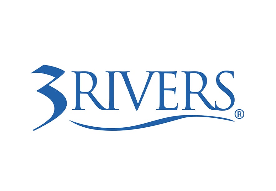 Iridescent Partner, 3 Rivers logo