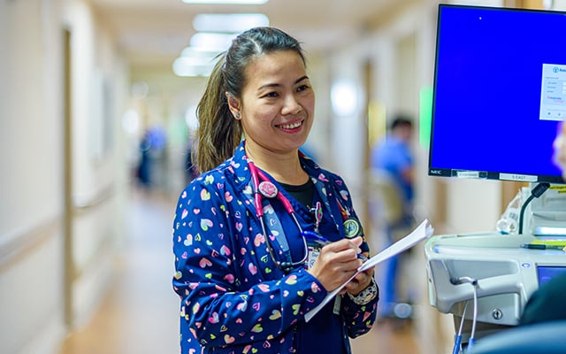 Reid Health Nurse, Demie Joy Narag, NP