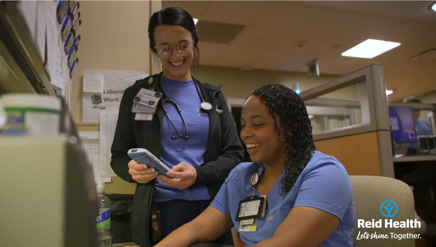 Video cover of a day in the life of a Reid Health Nurse
