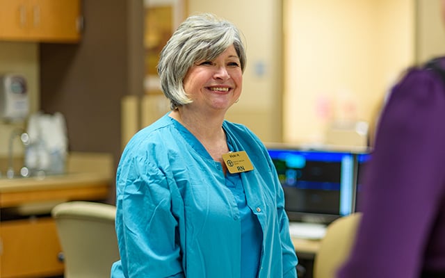 Reid Health nurse, Vickie Hartmann
