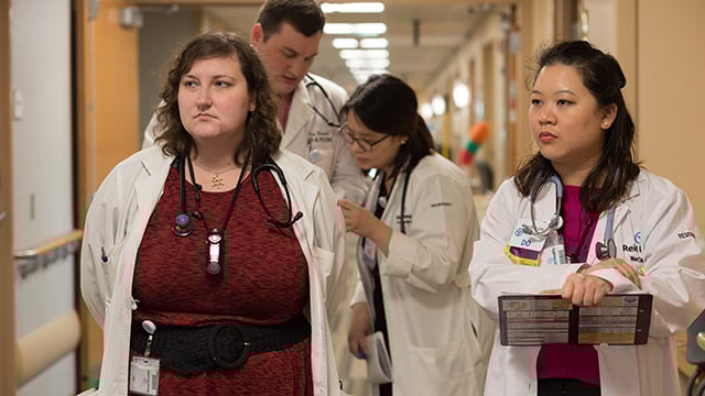 Previous Reid Health residents rounding 