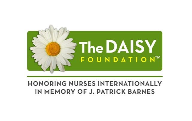 The Daisy Foundation Logo - Honoring Nurses Internationally in Memory of J. Patrick Barnes
