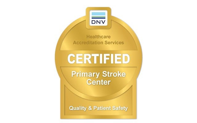 DNV Certified Primary Stroke Center Logo