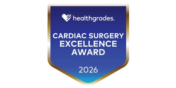 Healthgrades Cardiac Surgery Excellence Award 2026 logo