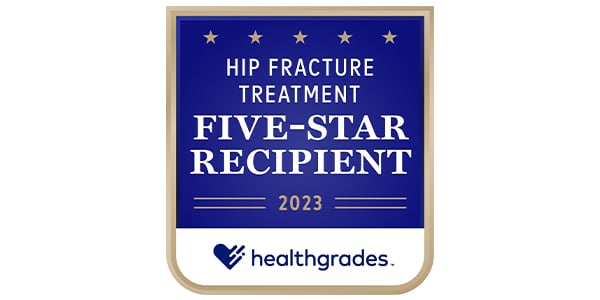 Five-Star Recipient Healthgrades, 2023 logo
