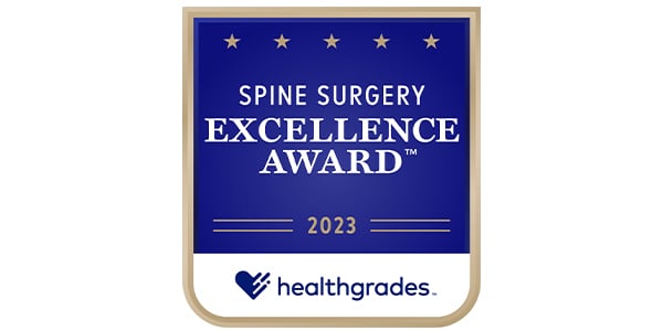Spine Surgery Excellence Award, 2023 logo 