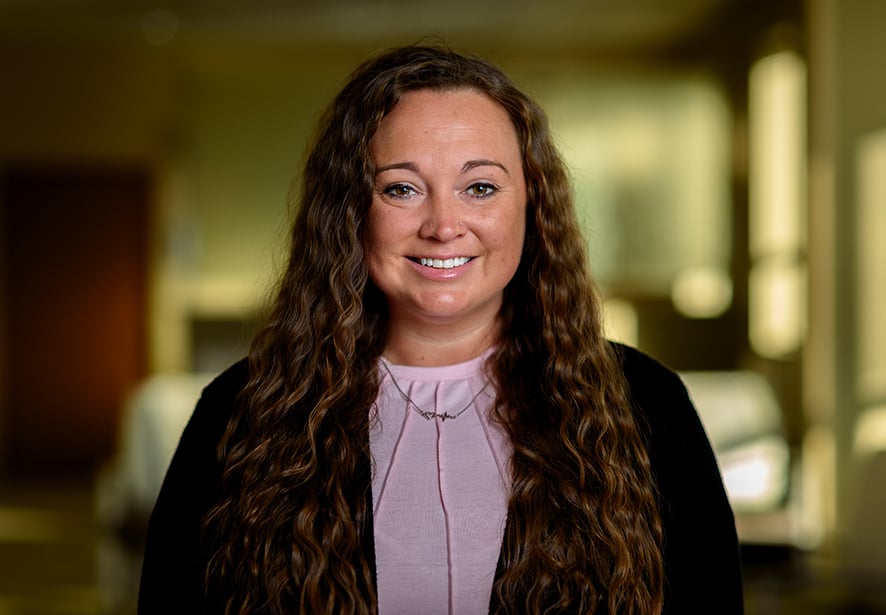 A headshot image of Stephanie Geeting, NP, primary care provider at the Reid Health Winchester locations