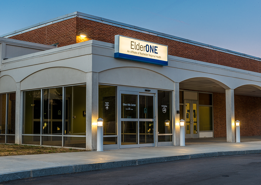 Exterior view of an ElderONE PACE Center
