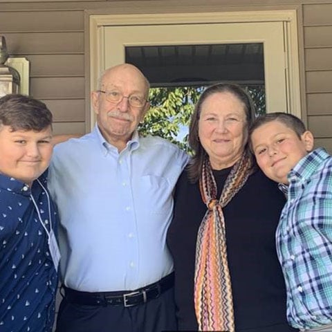 Steve Cottom and his family