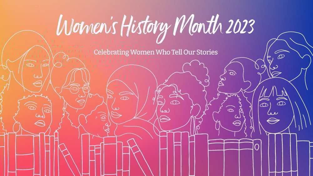 Illustration of Women's History Month 2023