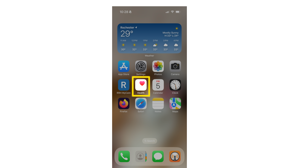 Screenshot for setting up emergency contact in iPhones