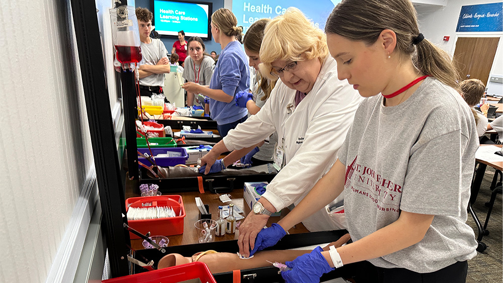 Nurse camp at St John Fisher University