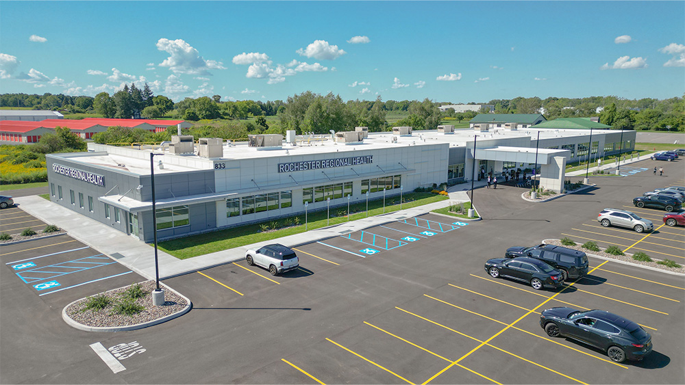 Geneva Medical Campus drone view