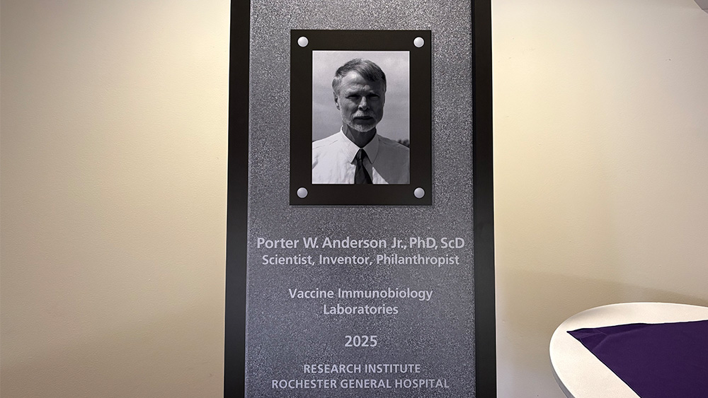 Plaque of Porter Anderson Jr.