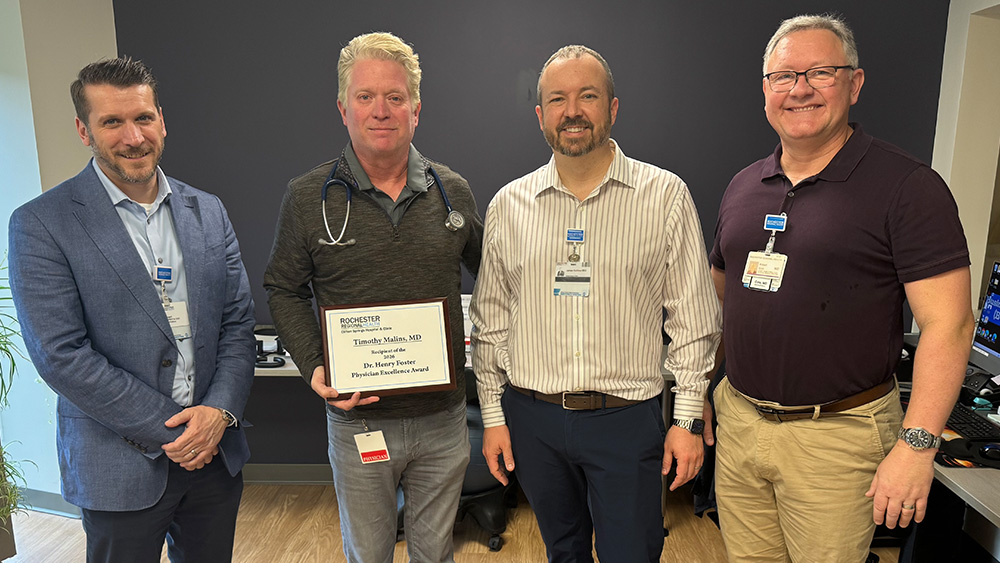 Left to right: Michael Rulffes, Tim Malins, James Cullinan, and Robert Cole