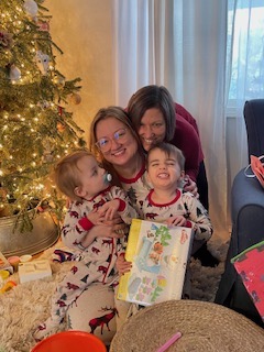 Heather Sommer with family members