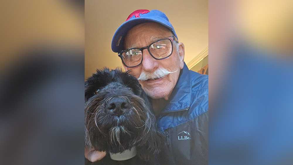 Steve Krull with dog