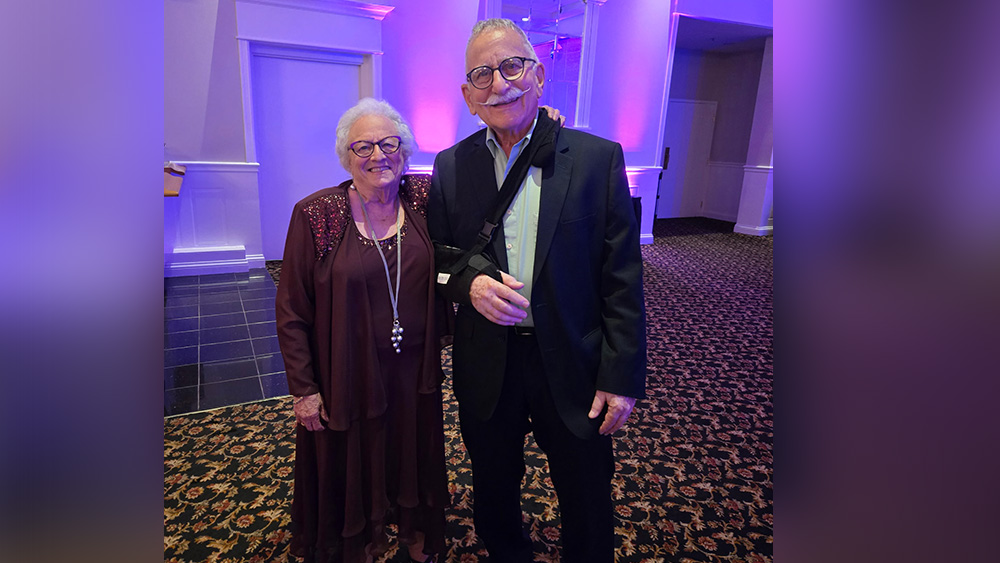 Steve and Ellen Krull at wedding