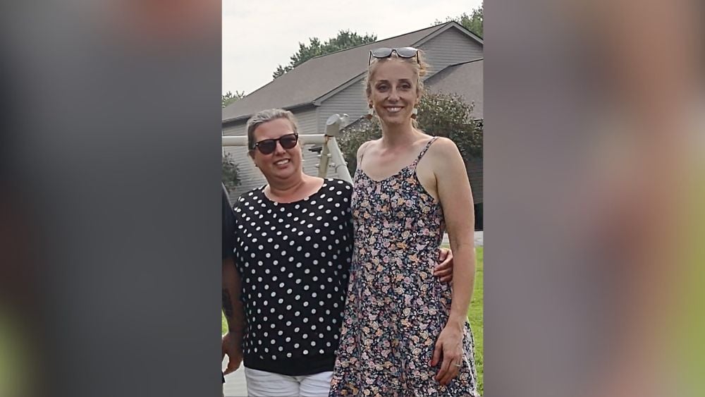 Tracey Zimmerman with her sister-in-law Kelly