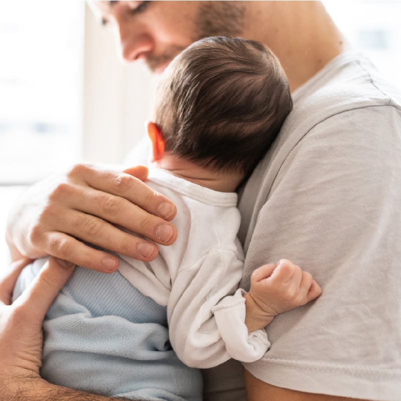 calming newborn