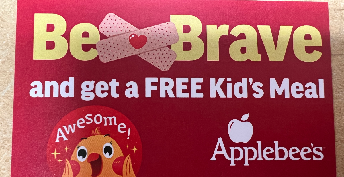 Be Brave Applebee's gift card