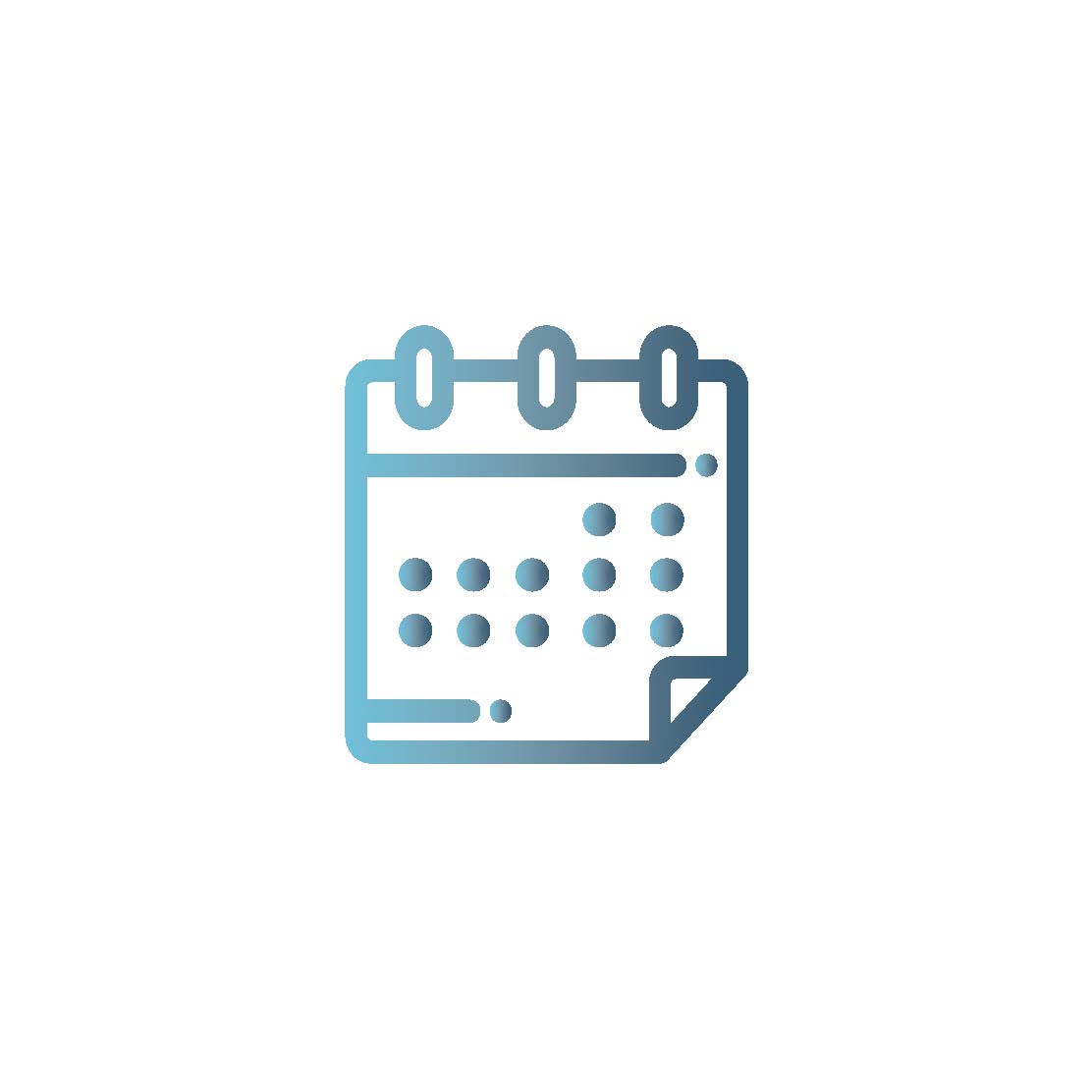 icon of a blue calendar