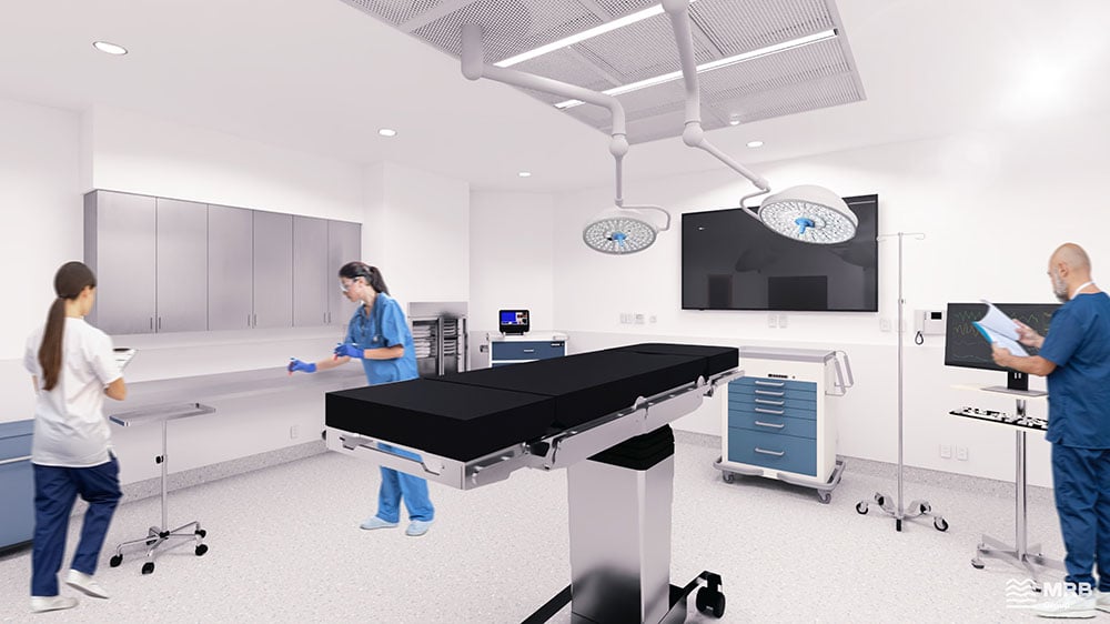 Rendering of Canandaigua Medical Center interior