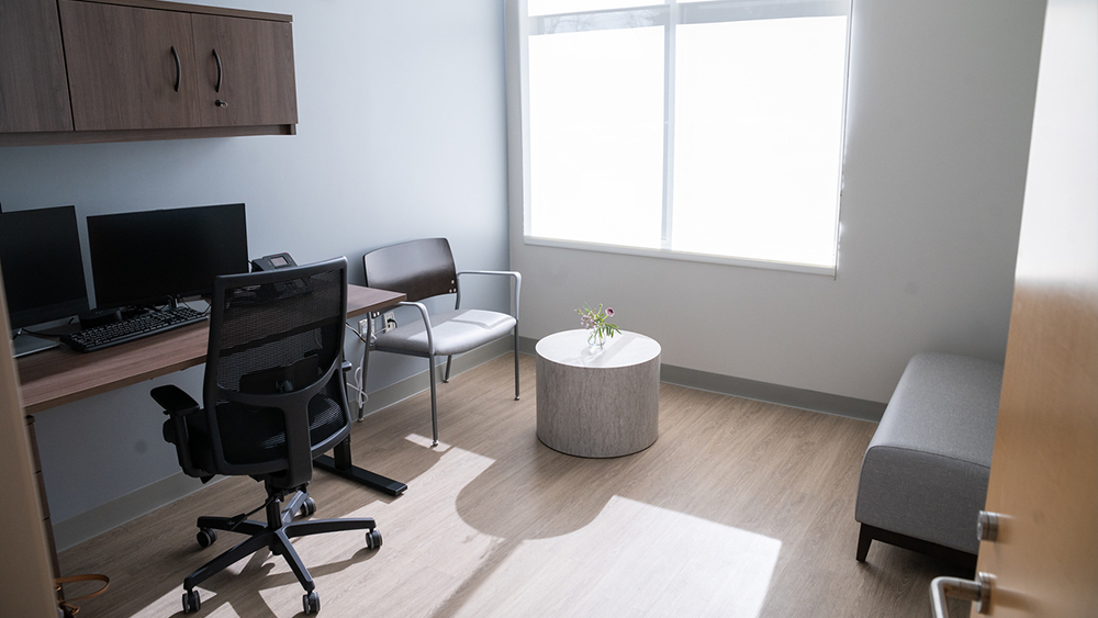 behavioral health office at the Women's Health and Wellness Center