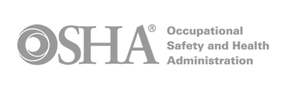 grayscale logo for OSHA