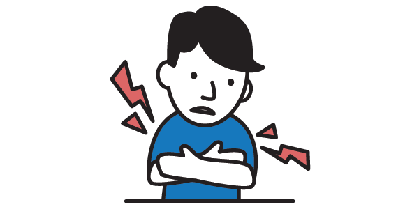 muscle pain symptom graphic