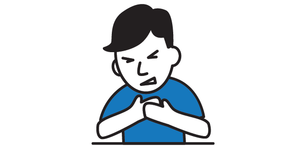 sore throat symptom graphic