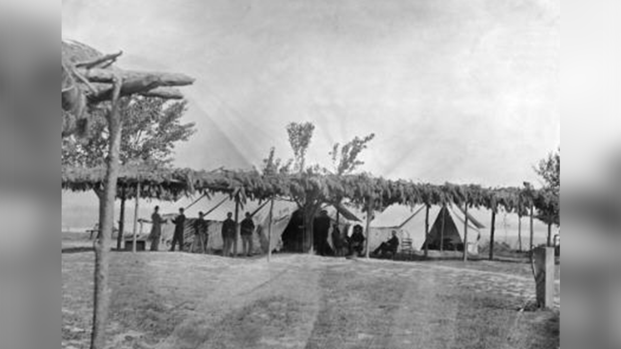 Army Depot Hospital, City Point, Va. October 1864 Courtesy of the Library of Congress, LC-B817-7134
