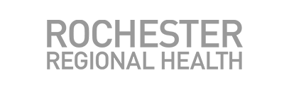 grayscale logo for rochester regional health