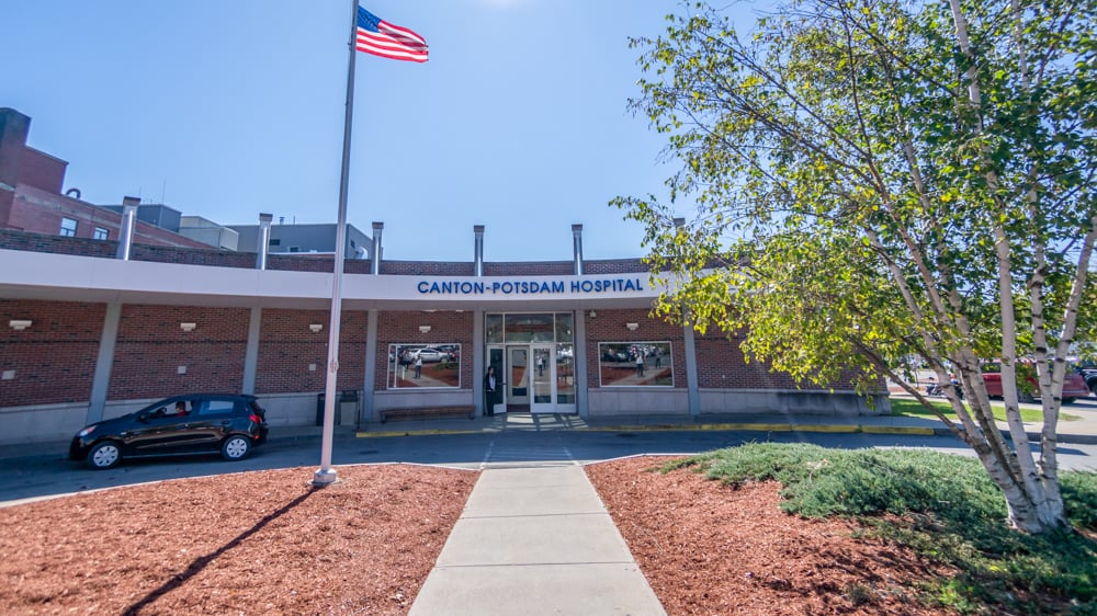 Canton-Potsdam Hospital entrance 