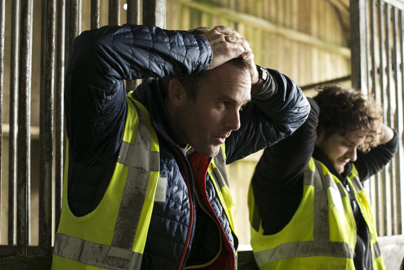 People take part in Shelterbox security-training exercises.