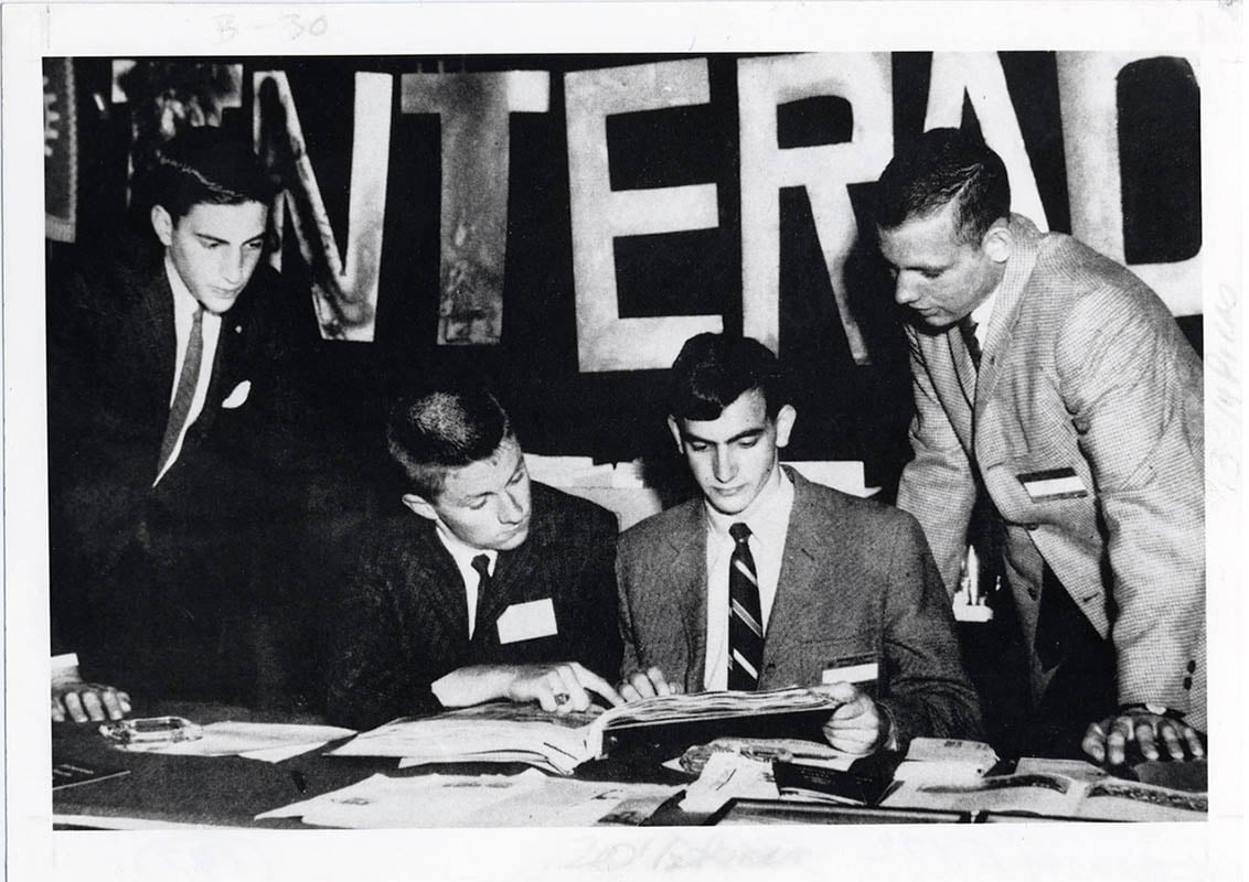 Interactors at a district conference in Quebec City, Quebec, Canada. 1964.