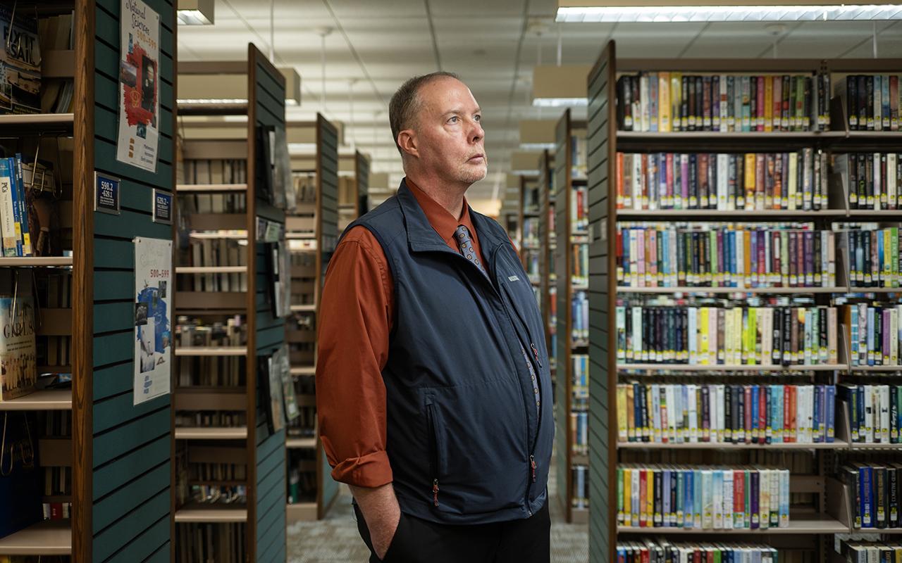 Matt Pfisterer, director of the Thrall Public Library District in Middletown, New York, offers naloxone training to his staff. “The more people that are prepared to deal with an event, the safer everybody is going to be,” he says.