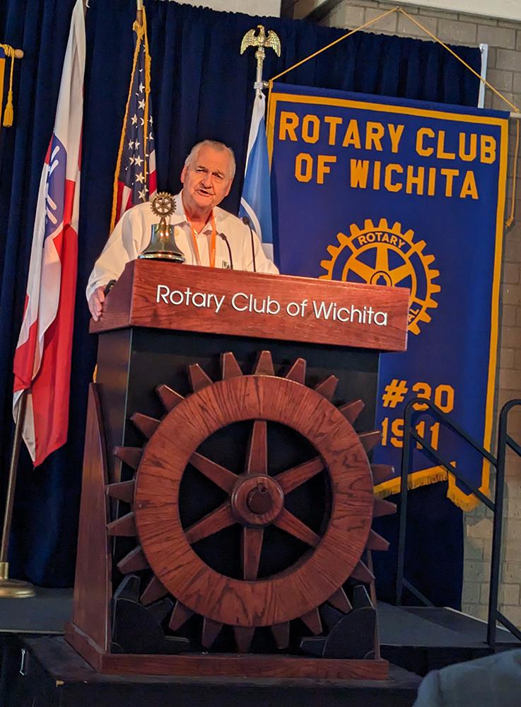 Larry Kenemore of Project Smart visits Rotary clubs around the country to raise awareness.