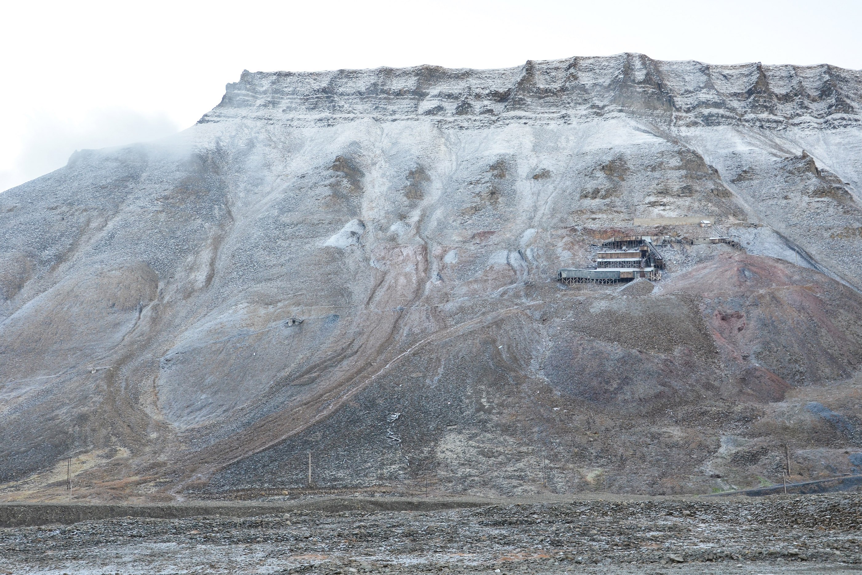 Coal mine in Longyearbyen, Norway, 2013. Photo by Christian Clauwers.