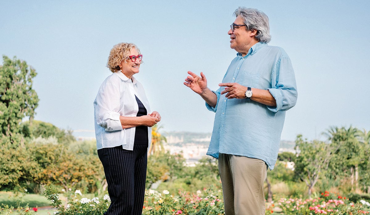 Members of the Rotary Club of Barcelona-Diagonal, including Marisa Caparrós and Fernando Plaza