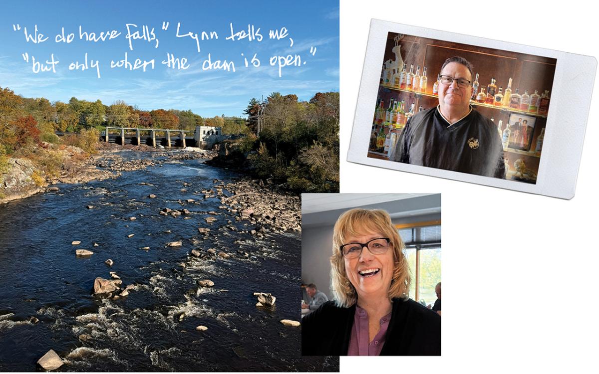 Club member Rod McGillivray behind the bar at his Stag & Lion Pub; Club President Lynn Martalock-Wensel is exploring options to ensure the club’s vitality.