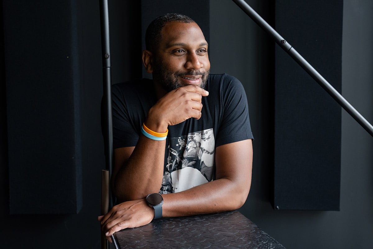 Justin Andrews, a grandson of Otis Redding