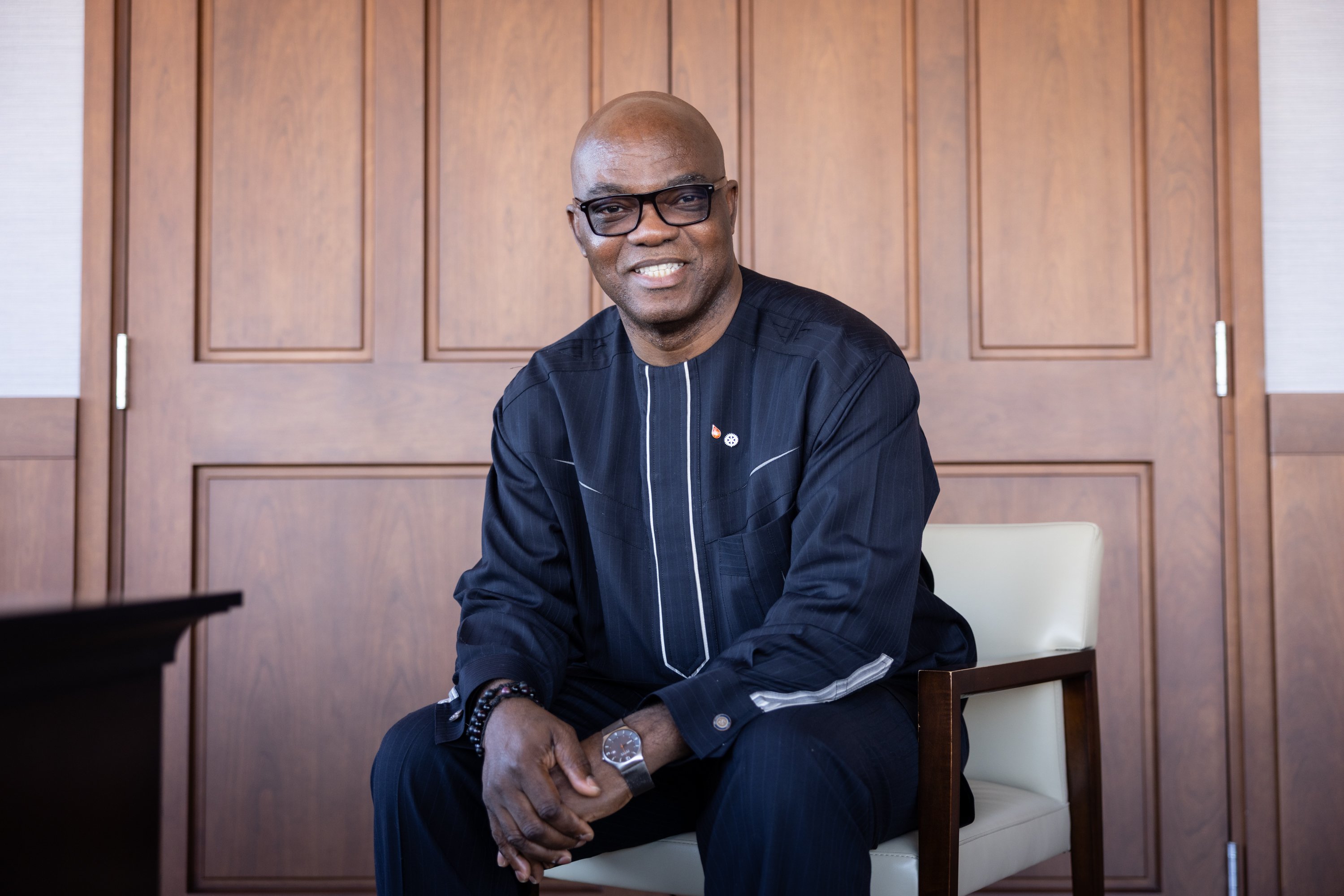 2026-27 RI President Olayinka Hakeem Babalola. Evanston, Illinois, USA. 8 October 2025.