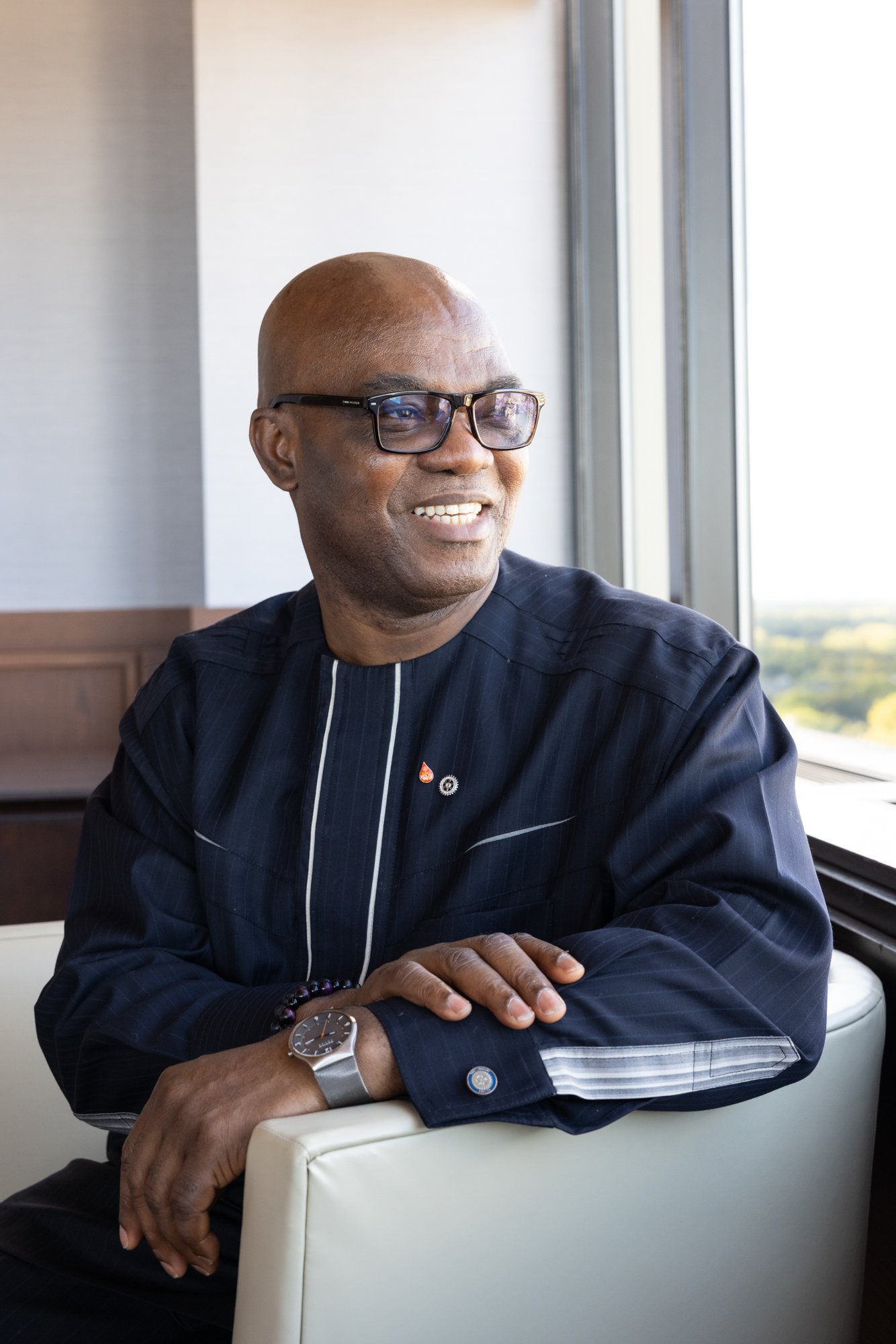 2026-27 RI President Olayinka Hakeem Babalola. Evanston, Illinois, USA. 8 October 2025.