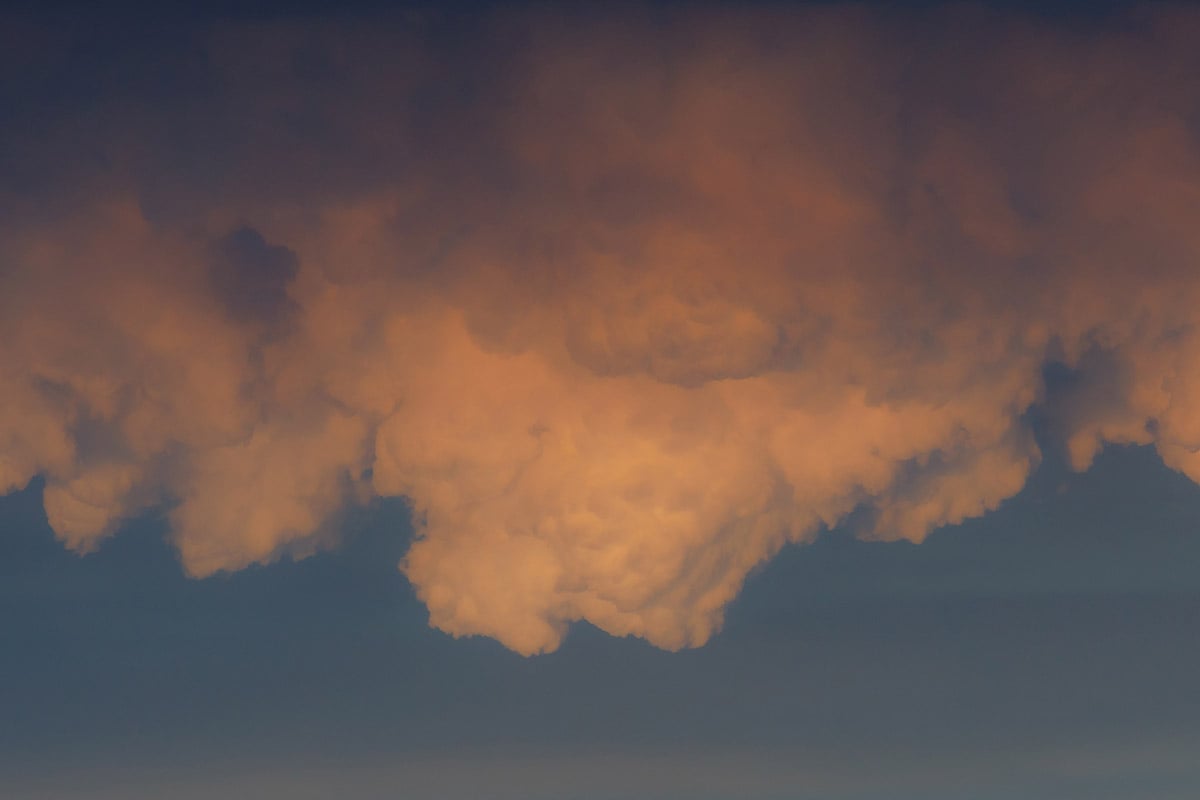 A view of the sky in the Appalachian Mountains