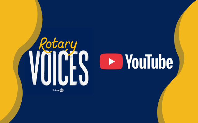 Rotary Voices Podcast YouTube Promotional Image