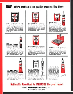 DAP magazine brochure from 1964