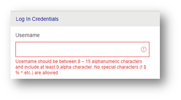 username