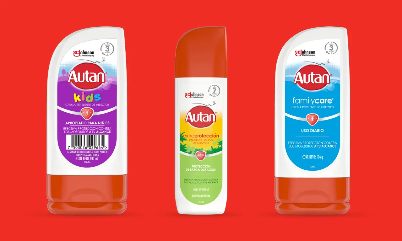 Un grupo de 3 productos Autan®