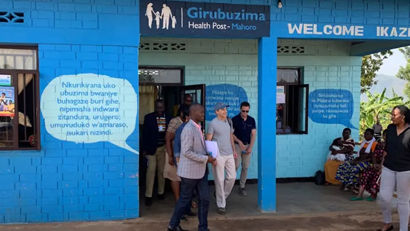 SC Johnson supported health post in Rwanda